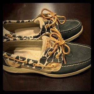Sperry’s Boatshoe Classic w/Leopard Size 7.5M